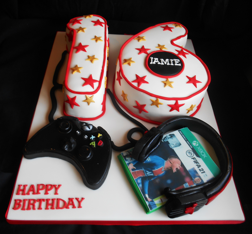 Fifa 21 16th birthday cake