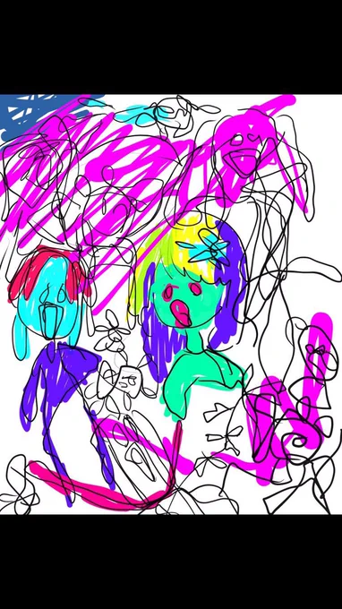友達がガチ病みしてた時に送られてきた絵怖 
