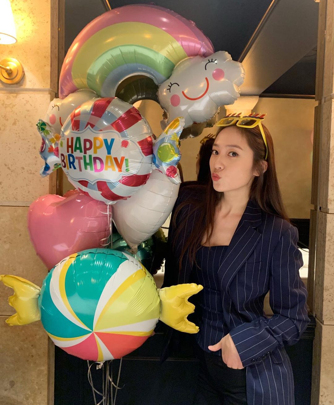 My baby I love you Krystal Jung  Happy birthday Jung soo Jung     