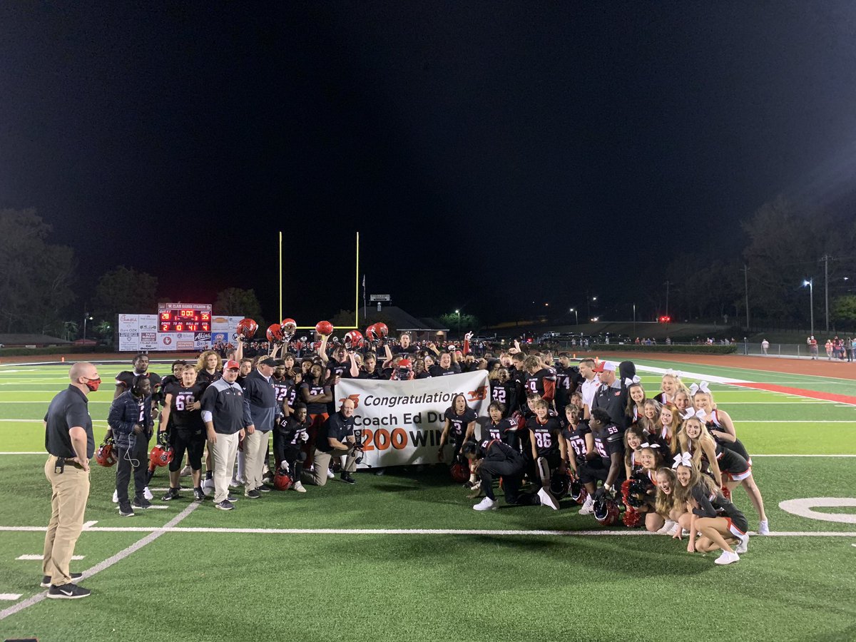 Congrats <a href="/CoachEdDudley63/">Ed Dudley</a> on win 200