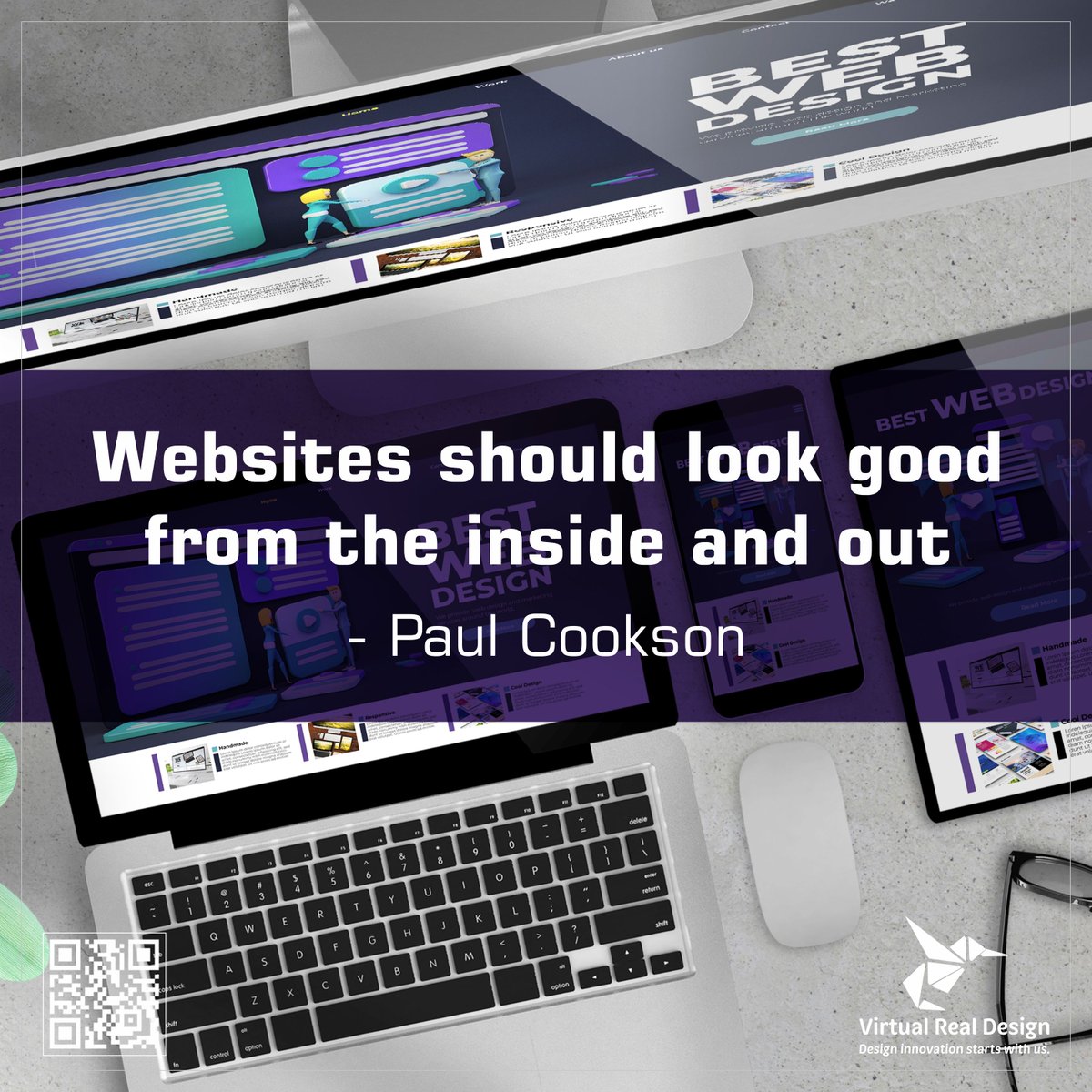 VRD40's tweet photo. Websites should be such that wherever the user lands on a web page, he/she should have an outstanding experience of the same.

Get in touch at enquiry@virtualrealdesign.com

#Website #WebDesign #Startup #TargetAudience #DesignFunctionality #WebRevamp #VirtualRealDesign https://t.co/ejeudWByw3