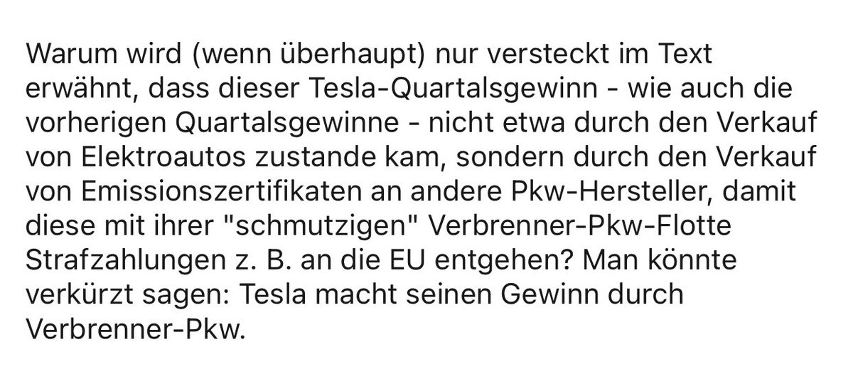 „Tesla raked in $397 million in regulatory credits during the quarter nearly doubling the amount it made from these “green” credits year-over-year.