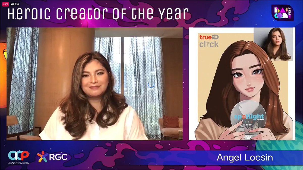 baiconph's tweet photo. Congratulations to Angel Locsin for winning the Heroic Creator of the Year Premium Spotlight Award.
Check us out here: https://t.co/Hk6hhUOpzf
#BaiConInFest2020 #TheSpaceInvasion #OutOfThisWorld #PowerOfInfluence #PoweredBySmart https://t.co/NiYb5EvhSA