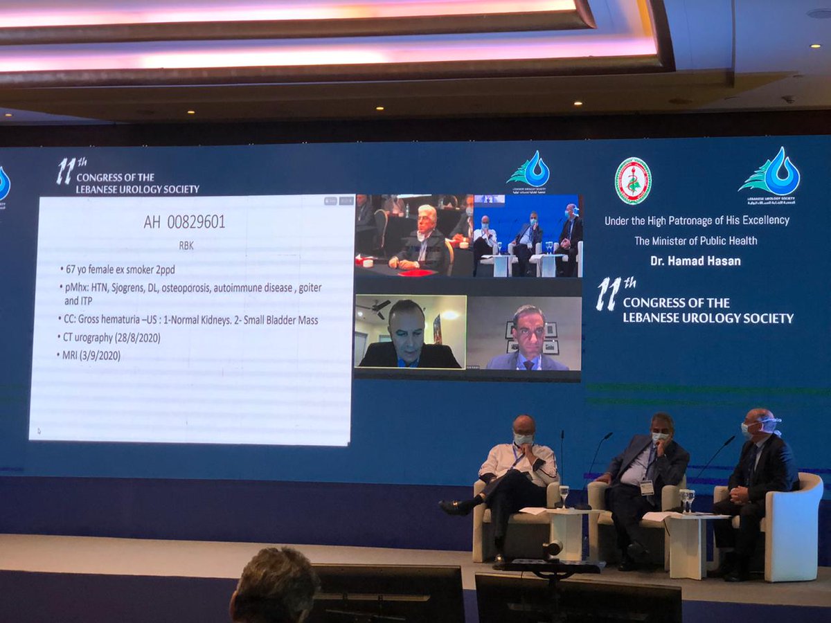 Cases discussion of #kidney #cancer presented by Pr Raja Khauli with Pr Jose Karam and Pr Moukarzel <a href="/MDAndersonNews/">MD Anderson Cancer Center</a> <a href="/AubmcU/">AUBMC Urology</a> <a href="/AUBMC_Official/">American University of Beirut Medical Center</a> <a href="/FacsRaja/">Raja Khauli MD FACS</a> 

<a href="/Uroweb/">European Association of Urology (EAU)</a>
<a href="/AFUrologie/">Association Française d'Urologie - AFU</a>
<a href="/AmerUrological/">Amer. Urol. Assn.</a>
<a href="/mophleb/">Ministry of Public Health - Lebanon</a>
<a href="/beirutleroyal/">Le Royal Beirut</a>

#Lebanon #uroleb 

<a href="/infomedleb/">Infomed Int'l</a>