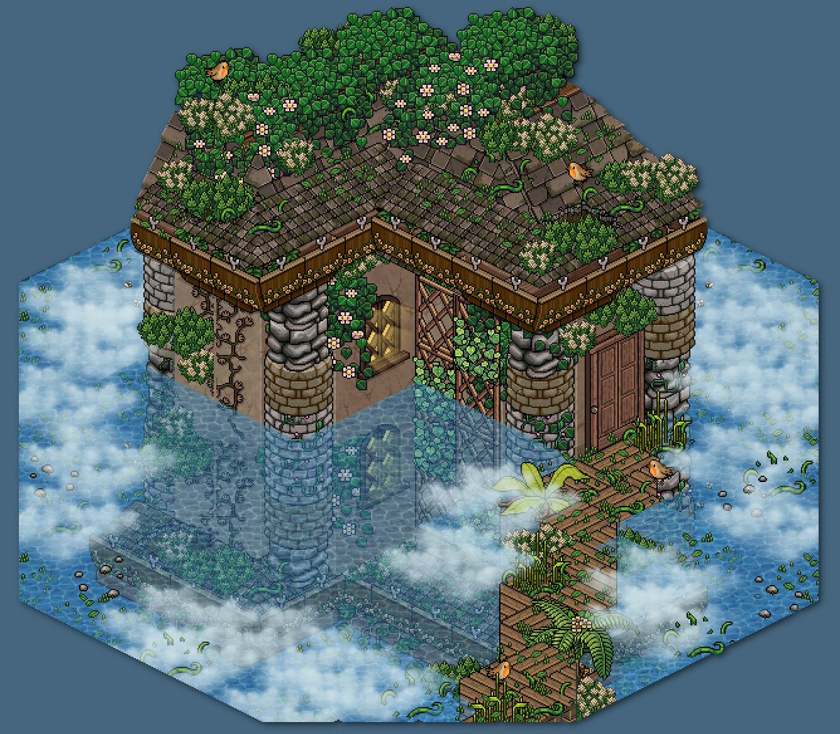 🌺 "Fantasy" upside down - Build by Julien
#HabboBuild #Habbo #Decorations #BuildHabbo