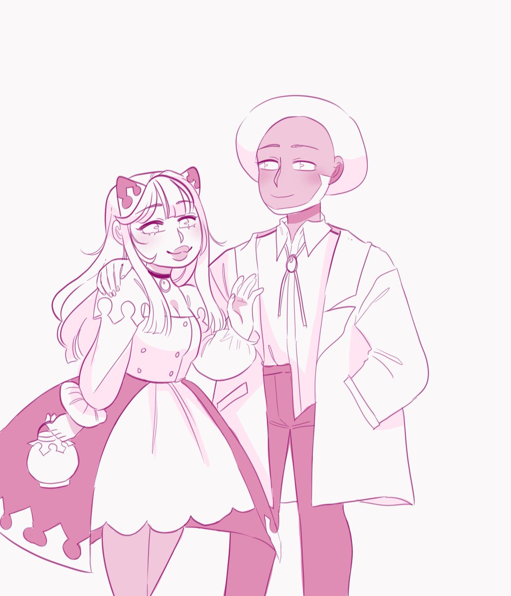 solnishcat's tweet photo. we cute or whatever ✌️ 

elijah belongs to @Pushean https://t.co/m0a0lZLqJD