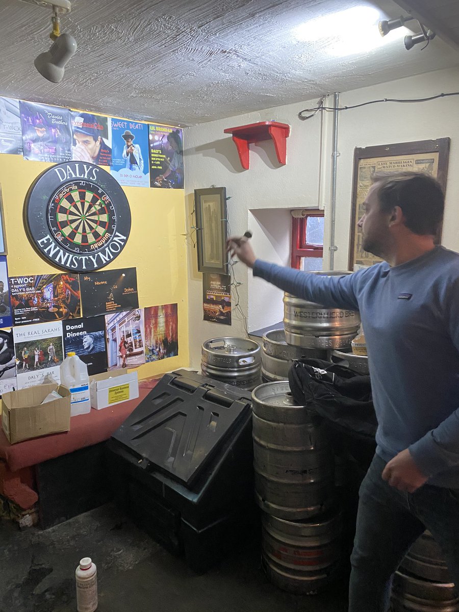Nearly forgot about the dartboard. No great pub could do without one.