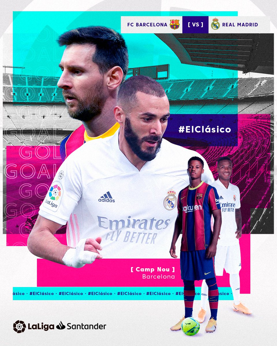ラ リーガ キックオフまで1時間半 エル クラシコ のハッシュタグでスコア予想をしよう Elclasico Laligasantander ラ リーガ キックオフまで1時間半 エル クラシコ のハッシュタグでスコア予想をしよう Elclasico Laligasantander