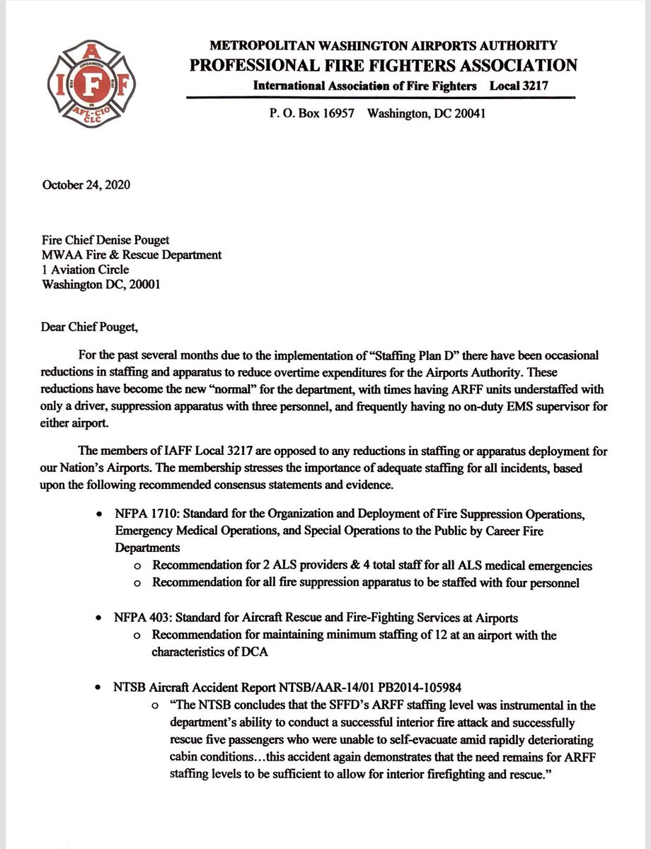 Local3217's tweet photo. The members of 3217 are adamantly opposed to any staffing reductions. We will continue to “do more with less” and serve the public to the best of our abilities with the highest level of service possible #ARFFhappens #IAFF #UnionStrong https://t.co/ubMpDmVukw