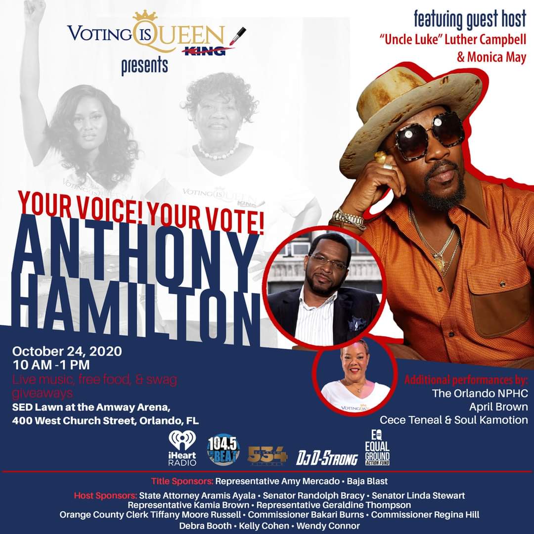 Join us today for #VotingIsQueen