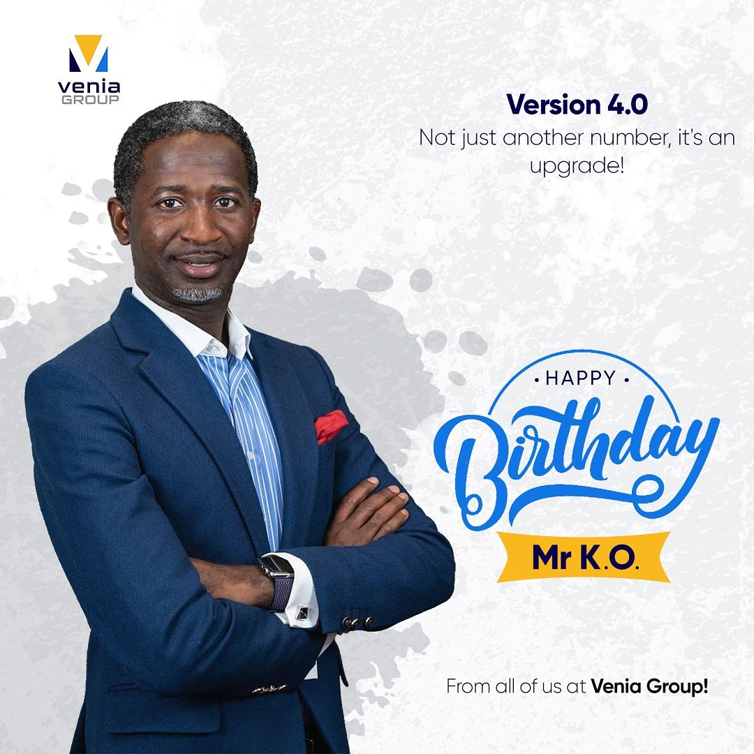 Another level unlocked!!

Happy Birthday Mr KO, <a href="/KolaOyeneyin/">K.O. | 🇳🇬</a>

You continue to be a beacon of light and hope to this generation, and we're so proud to be part of your journey.

Cheers to renewed strength and passion. Have a memorable year ahead.
From all of us at Venia Group
