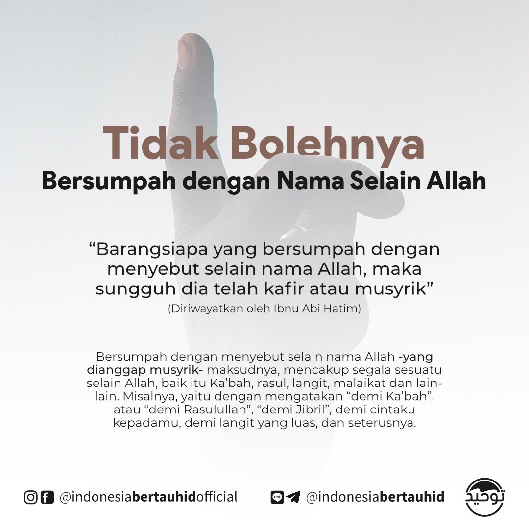 Indonesia Bertauhid Official tweet media