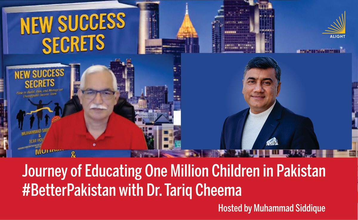 TariqCheema's tweet photo. THE TALE OF EDUCATING A MILLION KIDS: Indulged in a candid conversation with Muhammad Siddique, the host of Atlanta based show "Better Pakistan" [October 21, 2020]
https://t.co/IXH4o7EJWC https://t.co/1LfVBJetcF
