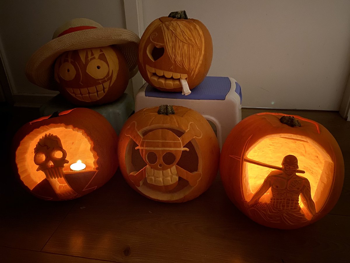 One Piece pumpkin carving #onepice #onepieceanime #onepieceluffy