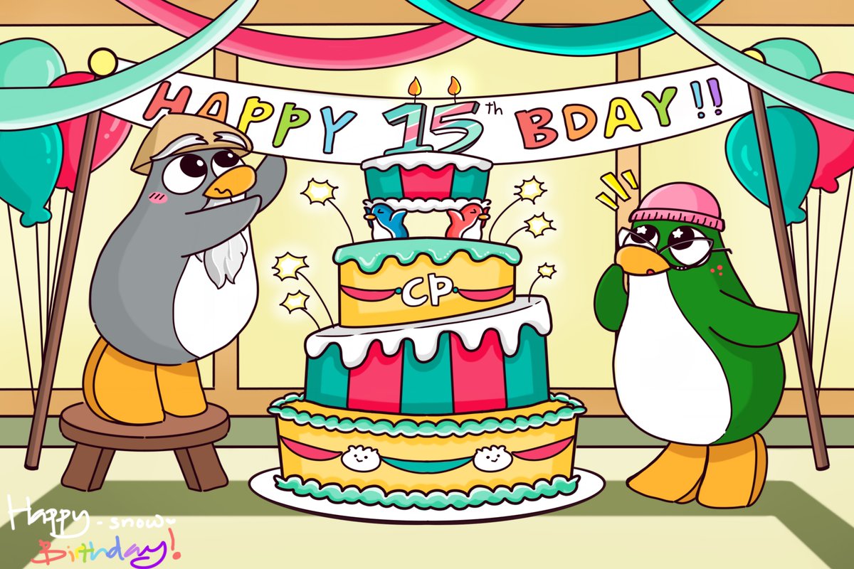 HAPPY BIRTHDAY CLUB PENGUIN!🎂🎉 WE LOVE YOU! !❤️❤️❤️
#ClubPenguin15