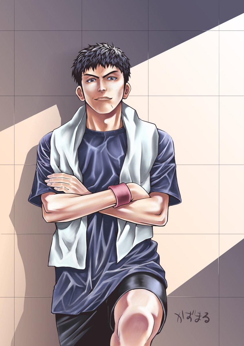 かずまる スラムダンクより三井寿 名言と名場面製造機ミッチー D 難しいよミッチー E 仕上がりと下絵 絵描きさんと繋がりたい 絵柄が好みって人がいればいいなぁ Slamdunk ファンアート