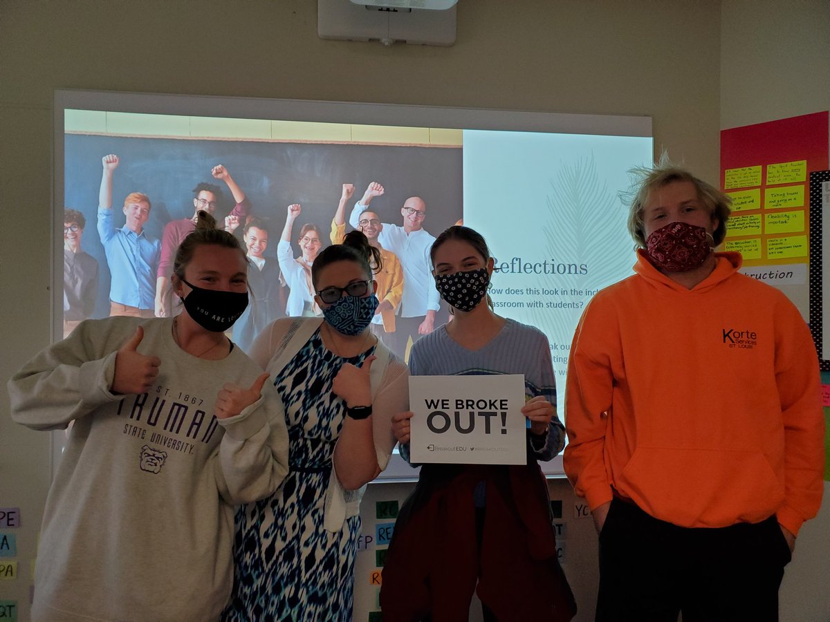 marty_strange's tweet photo. Truman MAE Sped interns broke out.  Their problem solving skills rock! https://t.co/4MxP3RuYmg
