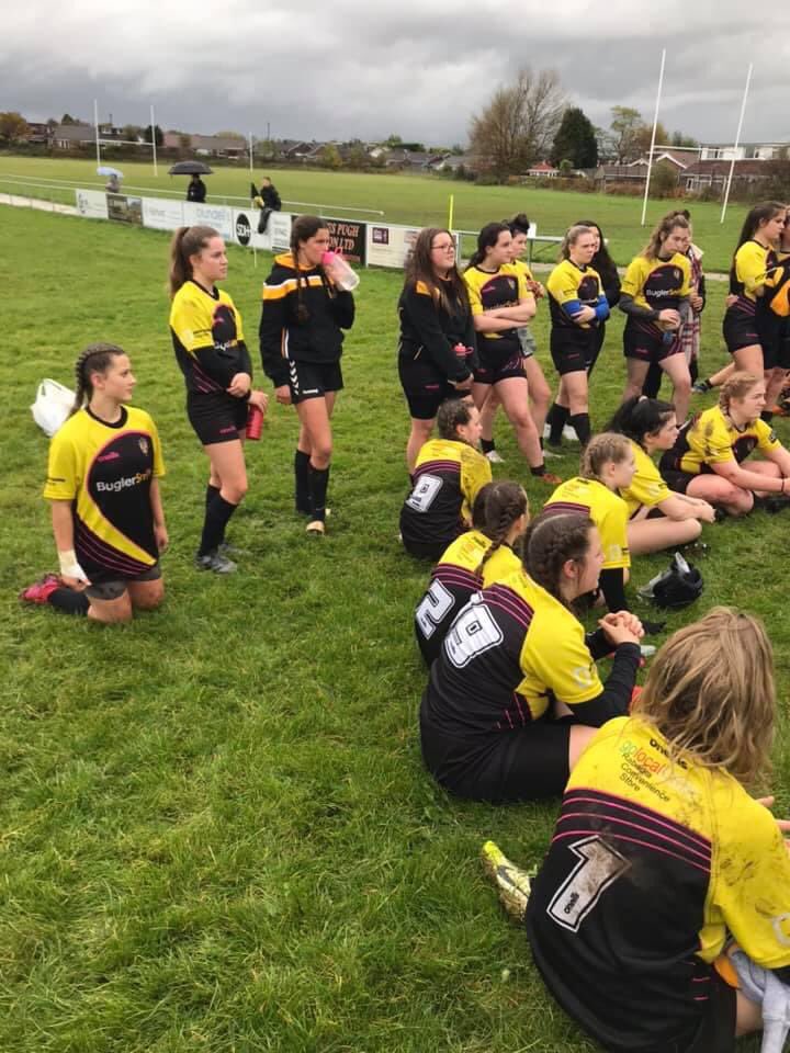 GennaBanks's tweet photo. Lots of girls back doing what they love today 🏉

Super happy with our girls performance and the win 32-14, after 7 months off against tough opposition

Their hard work, attitude and grit is exactly what makes them a Leigh Miners girl. 🖤💛

Thanks to @AshtonBears for hosting. https://t.co/Yui7upCiH6