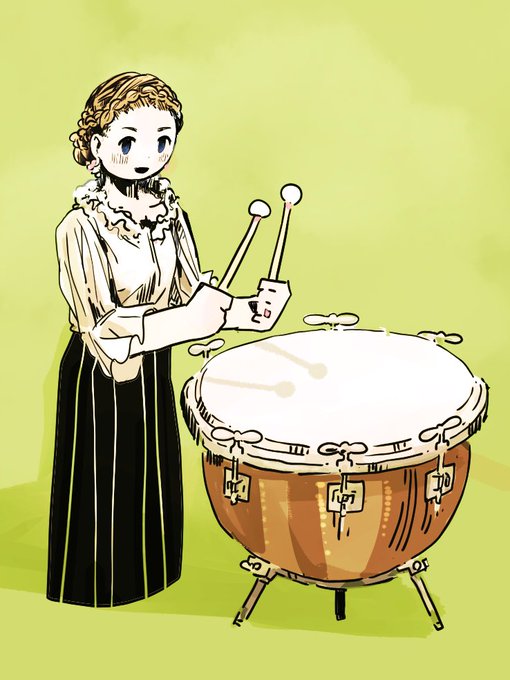 「drum set」 illustration images(Oldest)