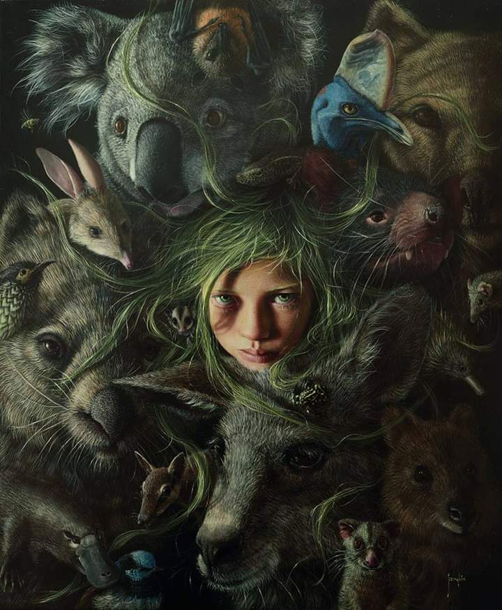 questar1959rep1's tweet photo. Take a peek at Jesus Ingles' amazing work, "Extinction" [Oil on canvas, 73 x 61 cm]
.
#artexhibition #beautifulbizarre #art #modernedengallery #midnightgarden #sanfranciscoart #artforsale #newcontemporary #jesusingles #painting #oilpainting #oils #extinction #figurativepainting https://t.co/6K7oY3Nntd