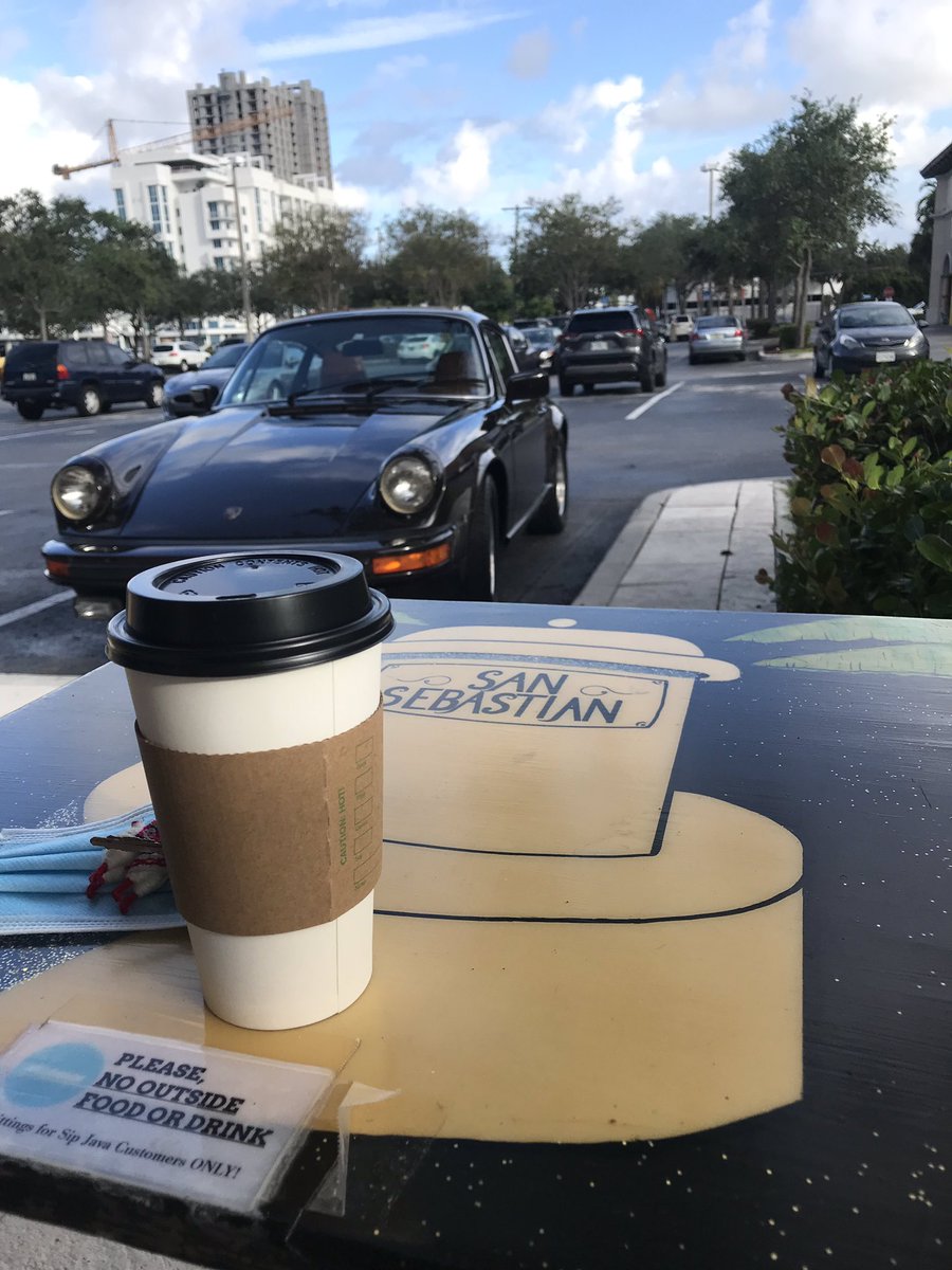 MullanSteve's tweet photo. Enjoying morning coffee with 911 SC. #porsche #porsche911 https://t.co/3nWVte2ryl