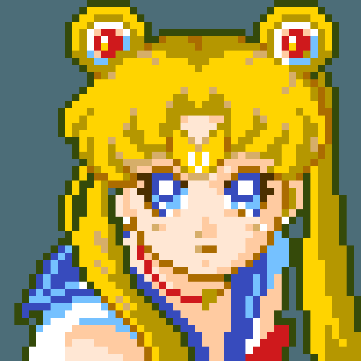 「#創作クラスタの版権絵晒し大会会場 
最近のドット絵から古いイラストまで…… 」|asahaのイラスト