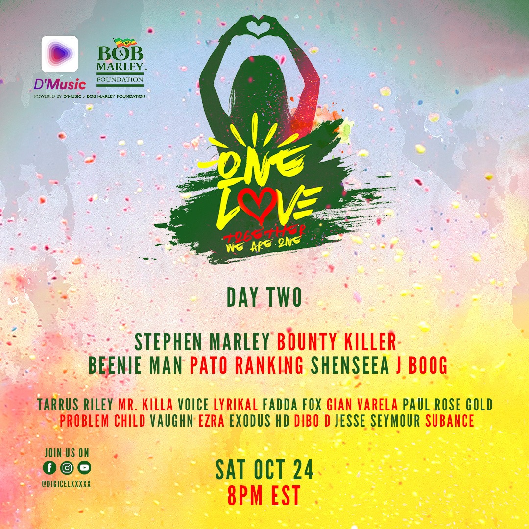 If you think we're done, think again! Last night was🔥 tonight will be 💣#DigicelBetterTogether #OneLoveTogether join us on Facebook and #dmusic