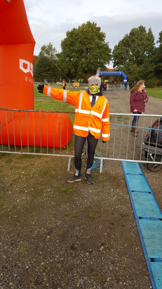 Martialling at Clumber Duathlon at Thorseby Par.