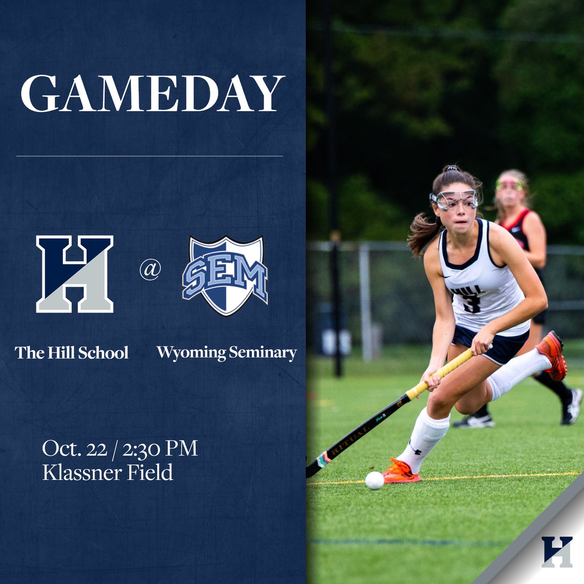 GAME DAY Vs. <a href="/SemFieldHockey/">Sem Field Hockey</a>. 2:30pm. LET’S GO. 👏🏼🔥😤 <a href="/HillAthletics/">Hill Athletics</a> <a href="/TheHillSchool/">The Hill School</a>