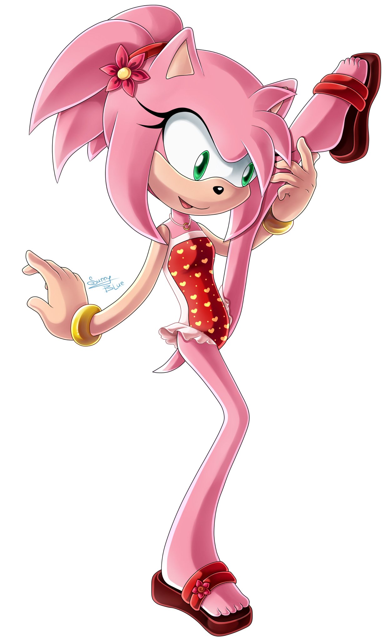 ✪ Spriting Hesse Amy Rose in MSPaint