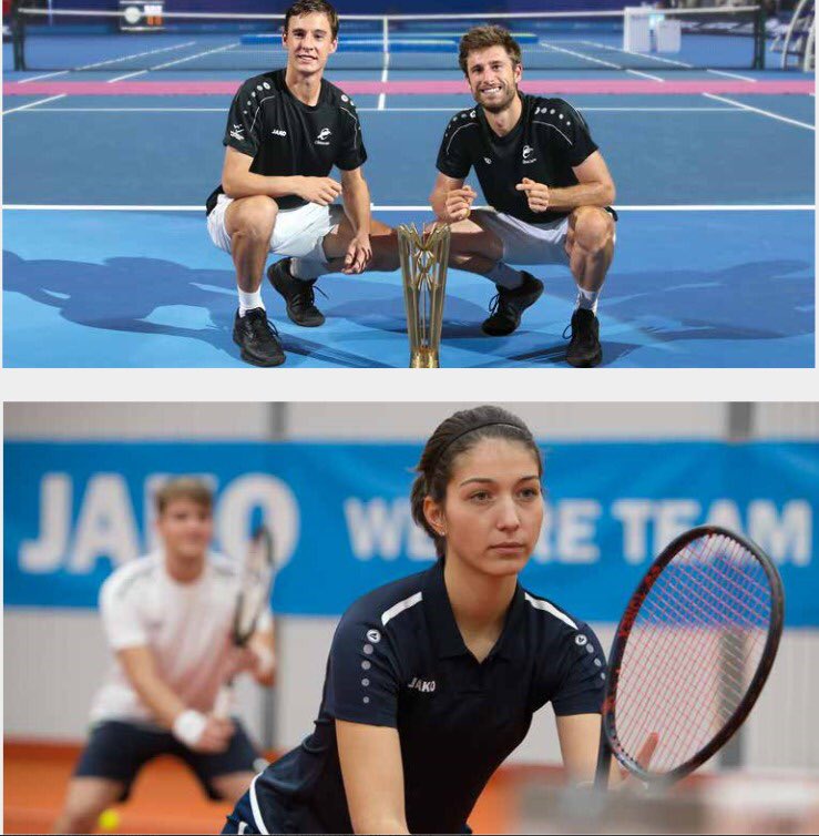 ferjadi's tweet photo. 🎾 Esa sensación que se produce al tener una bola de tenis y una raqueta 🏸 en tus manos .....sí esa sensación🎾 con Jako mucho mejor.
💙https://t.co/o6HLlZJtfL
#jakoespaña #socfer #tenis #jako https://t.co/gBikqjG8yx