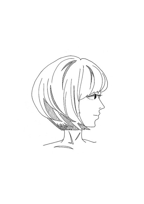 横顔美人のtwitterイラスト検索結果 古い順