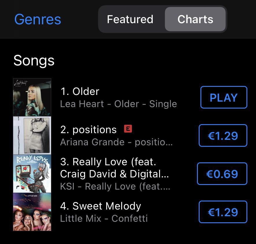 iamleaheartt's tweet photo. WE ARE NUMBER 1 BABY!!!!!
After 1 day Older is Number 1 in the iTunes Charts!!! I am absolutely blown away by all of the support✨I can’t thank everyone enough 💛
So much love, Lea <3 https://t.co/sA4NKD5fHL