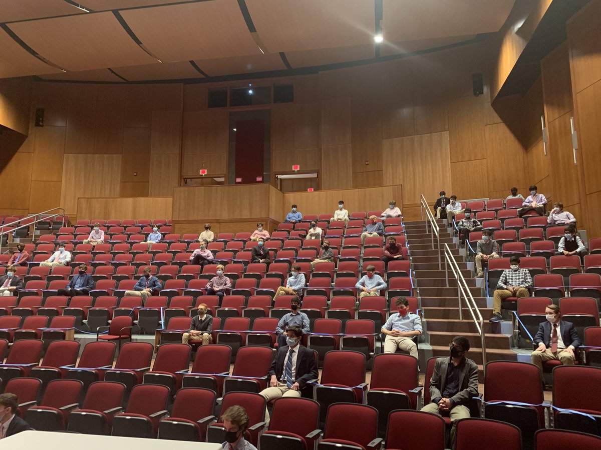 “Be skeptical, but don’t be cynical,” advises SJMUNC 33 keynote speaker, Pulitzer Prize-winning journalist David Rohde.  Jackson Andrews ‘21 gavels open this most unusual virtual MUN conference.  ⁦<a href="/SJShrewsbury/">Saint John's</a>⁩ ⁦<a href="/NewYorker/">The New Yorker</a>⁩ #BeAPioneer