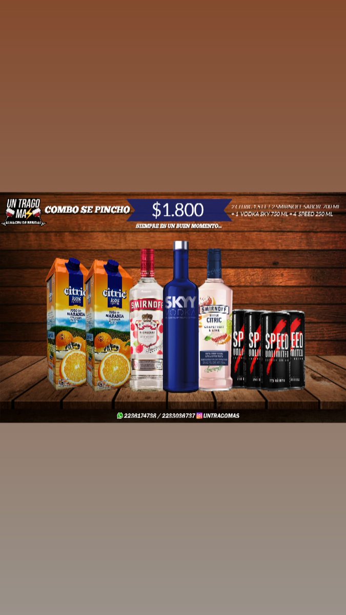 Untragomas1's tweet photo. Combos de #sabado #mdp #lafeliz #mardelpataarg #bebidas #delivery https://t.co/JxAfrMeDPD