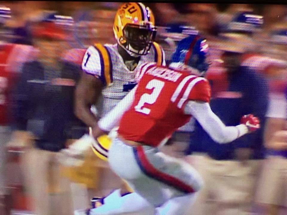 JacquesDoucet's tweet photo. Four years ago today, Leonard Fournette nearly killed a man. #LSU @_fournette https://t.co/1aupljelmg