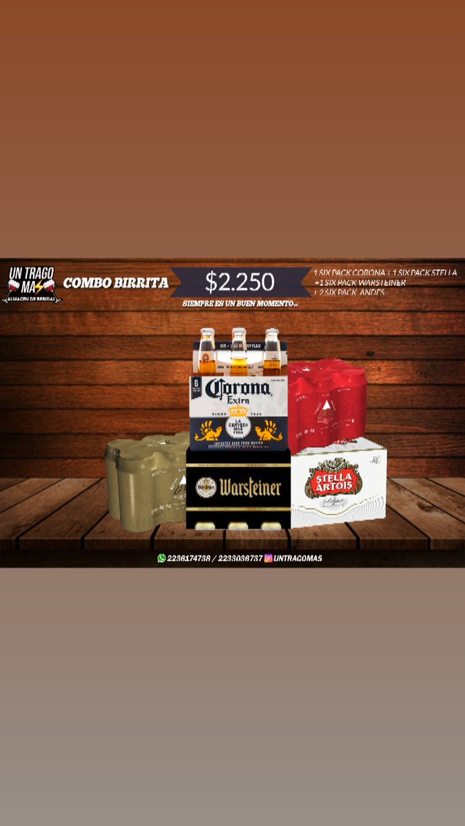 Untragomas1's tweet photo. Combos de #sabado #mdp #lafeliz #mardelpataarg #bebidas #delivery https://t.co/JxAfrMeDPD