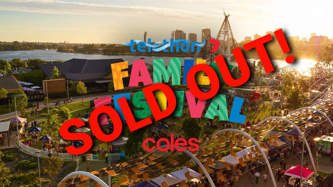 OptusStadium's tweet photo. We can’t wait to see you at tomorrow’s @Telethon7 Family Festival but it is now SOLD OUT! 🎉

Thanks to everyone who purchased tickets but if you don’t have a ticket please don’t come - we really don’t want to disappoint! https://t.co/hrXVdXg1iM