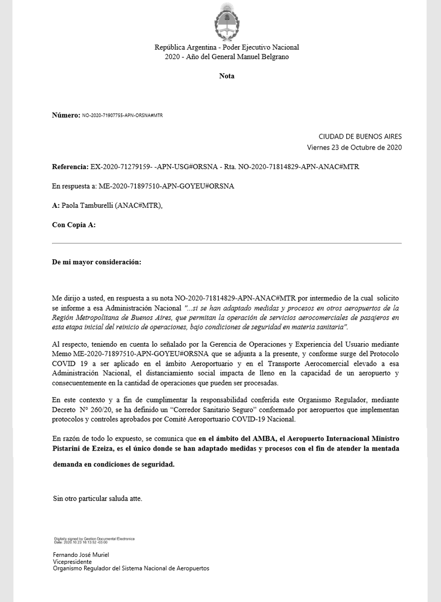 Sorpresa y bronca «low cost»: Un organismo estatal no rehabilitó las operaciones en el Aeropuerto de #ElPalomar 
 
@osrna 
<a href="/TFlybondi/">Asociación Trabajadores Aeronáuticos de Flybondi</a> 
<a href="/SJetsmart/">Sindicato JetSMART</a> 

unmedioenmoron.com.ar/2020/10/24/sor…