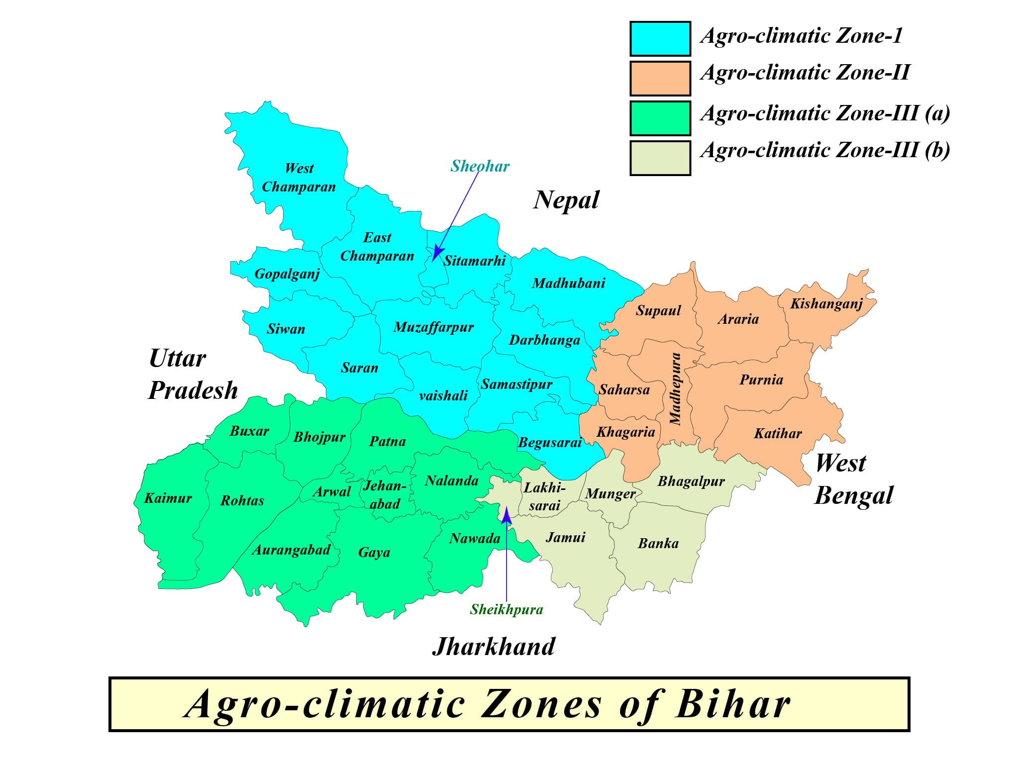 Seemanchal Map In Bihar تويتر \ Yashwant Deshmukh 🇮🇳 على تويتر: "Similarly Sometimes Analysts  With Economic Bent Of Mind Also Use Regions Derived From Agro-Climatic  Zones, Because They Are Not Just Related To Economic Activities, But