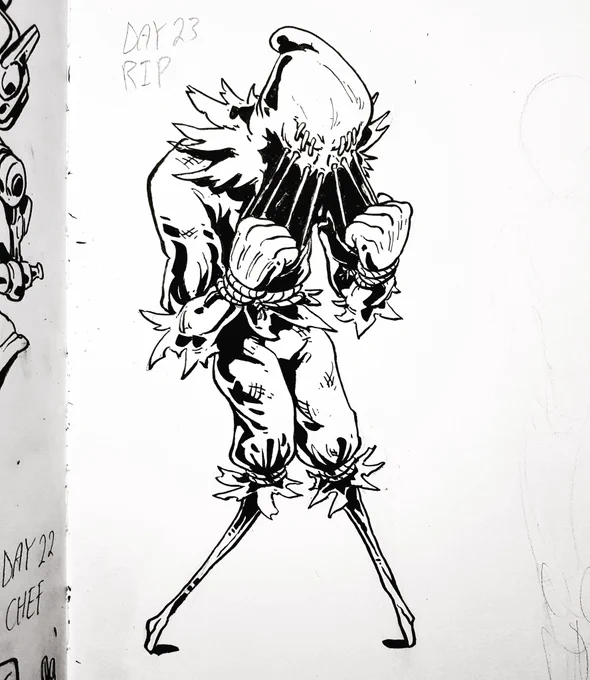 he rippin' doe #Inktober 