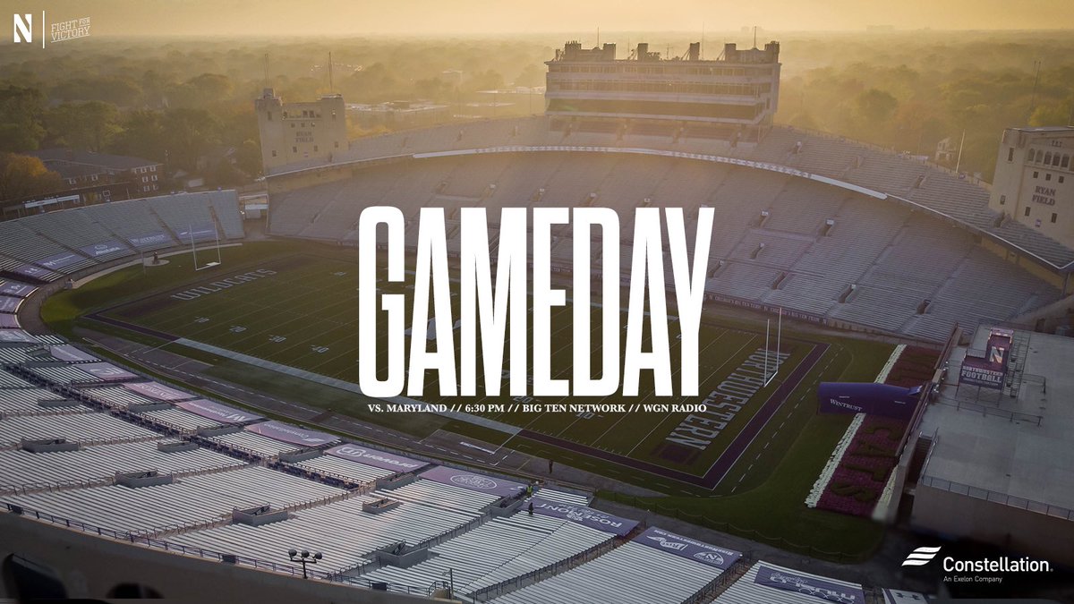 NUFBFamily's tweet photo. For the first time in 329 days... 

GAMEDAY 💜 https://t.co/Izb4Svg65e