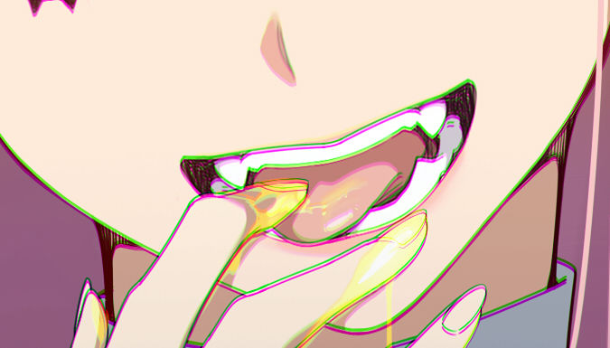 ウェットなのが好き 
#このタグを見た人は自分の絵柄の口部分を見せる 