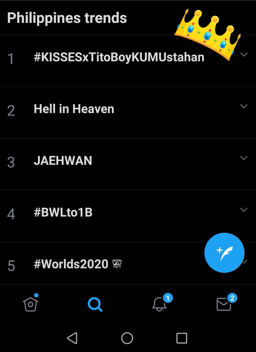 KDTrendsetters's tweet photo. Yaaay!!! Top Spot Achieved!!!
Thank you, Kissables!
You're the best!
@KissesDelavin

#KISSESxTitoBoyxKUMUstahan https://t.co/7gytOYSpgy