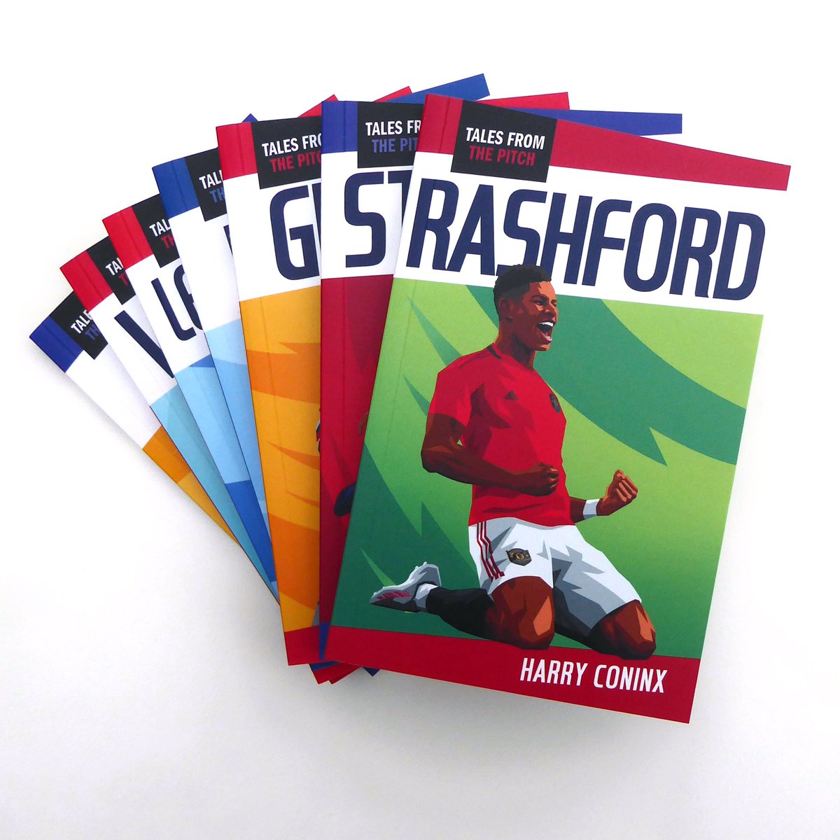 I’ve illustrated some book covers for <a href="/ransombooks/">Ransom Publishing</a> !These are the first 7 in the ‘Tales from the pitch’ series by <a href="/HarryConinx/">Harry Coninx</a> 
I’ve been drawing footballers since I was a child so this has been such an amazing project to work on!