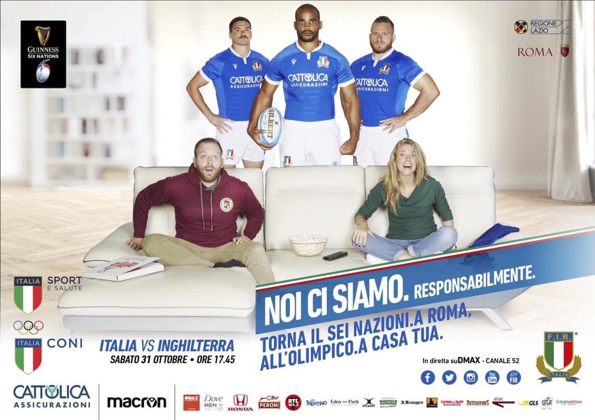 valeriobernabo's tweet photo. Per consulenze sul tifo da seduti contattare @RomanesRugby https://t.co/yQI9UuyXd5