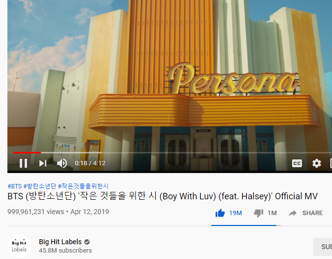 holy_vans's tweet photo. We are close to 1B ! less than 40K views remaining, let's stream a little more 💪
https://t.co/l40HO8FzXq
#BoyWithLuvTo1B #BoyWithLuvMVRoadTo1B @BTS_twt https://t.co/awBCeuveWT