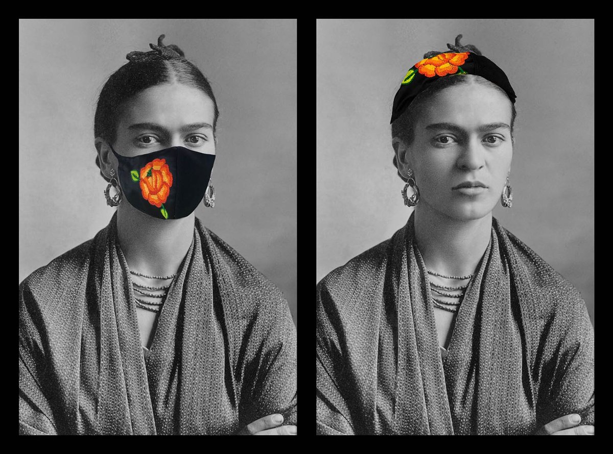 Our Mexican hand-embroidered face masks are back in stock! panamas.co.uk/product/black-… #embroidery #facemask #mexico