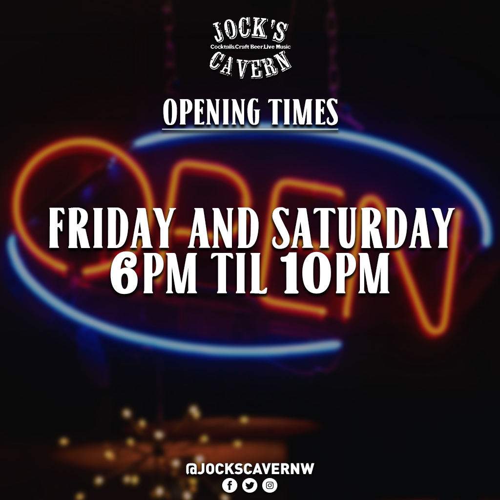 If you need to know when's best for you to come and visit, simply take a peek below 🧐

Make the most of your weekend by paying us a visit from 5PM tonight and partying the weekend away at your favourite bar 🥳

#jockscavern #jocksWakefield #yorkshire #rock #gin #cocktails