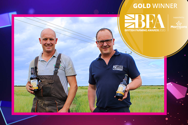 Morrisons's tweet photo. We're proud to announce, our suppliers, Great Newsome Brewery, are winners of the Family Farming Business of the Year award at the British Farming Awards 2020. 
Find out more about the Hodgson family here https://t.co/2VUUaiKKBN
#BFA2020 https://t.co/hgEeYK3CVG